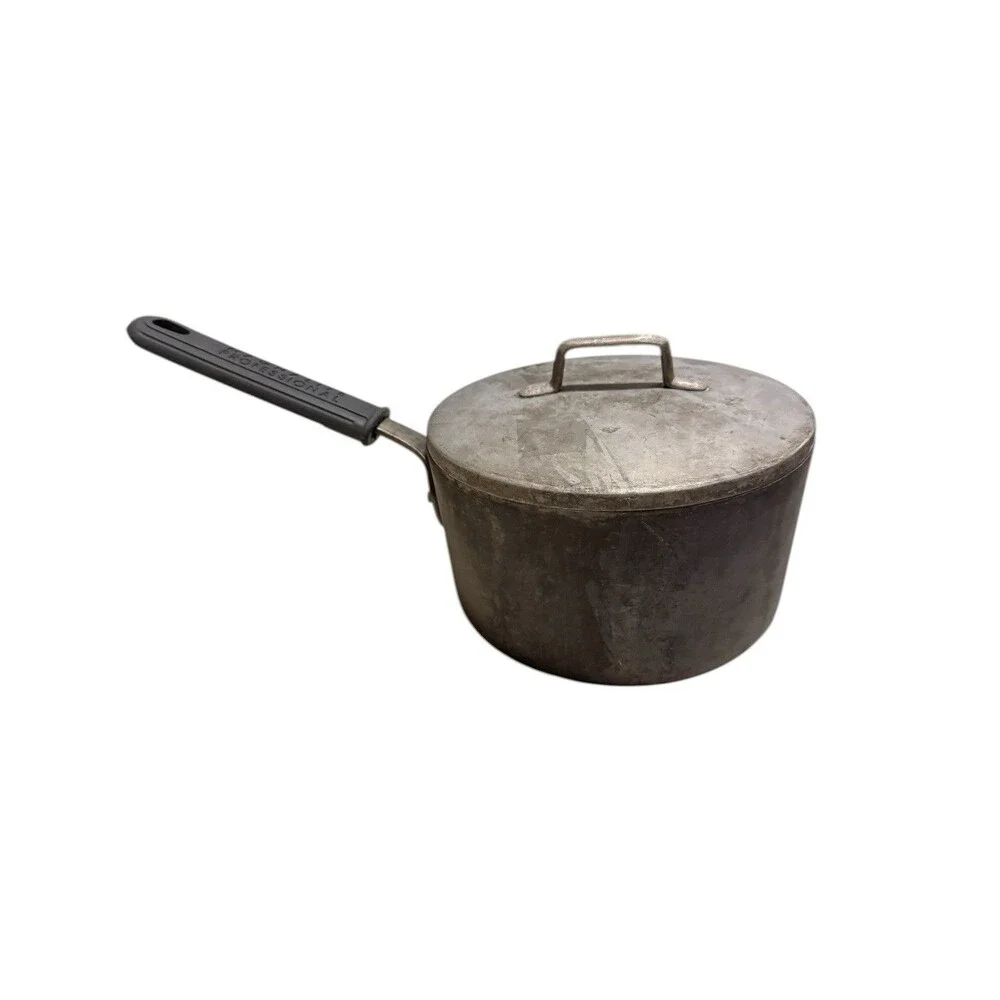 Magnalite GHC USA 3 Qt Cast Aluminum Saucepan Pot Lid Vintage